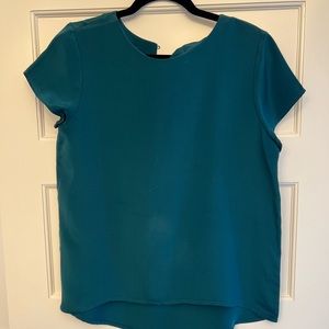 Cuyana High Low Silk Tee